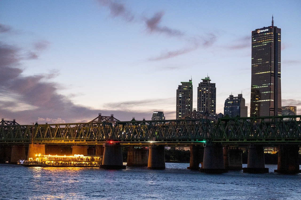 han river, 63 building, bridge-7459202.jpg